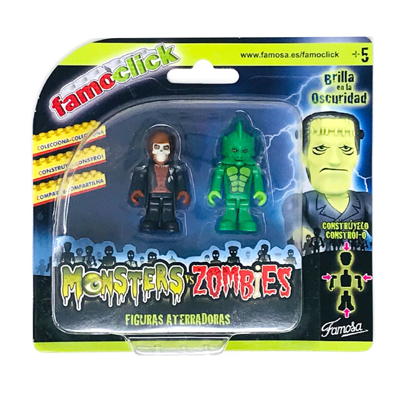 Distribuidor mayorista de Figuras Famoclick Monsters vs Zombies Lagoon & Baron Samedi