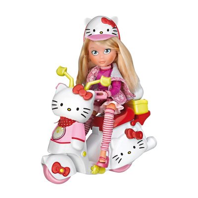 Muñeca Hello Kitty Club con moto 批发