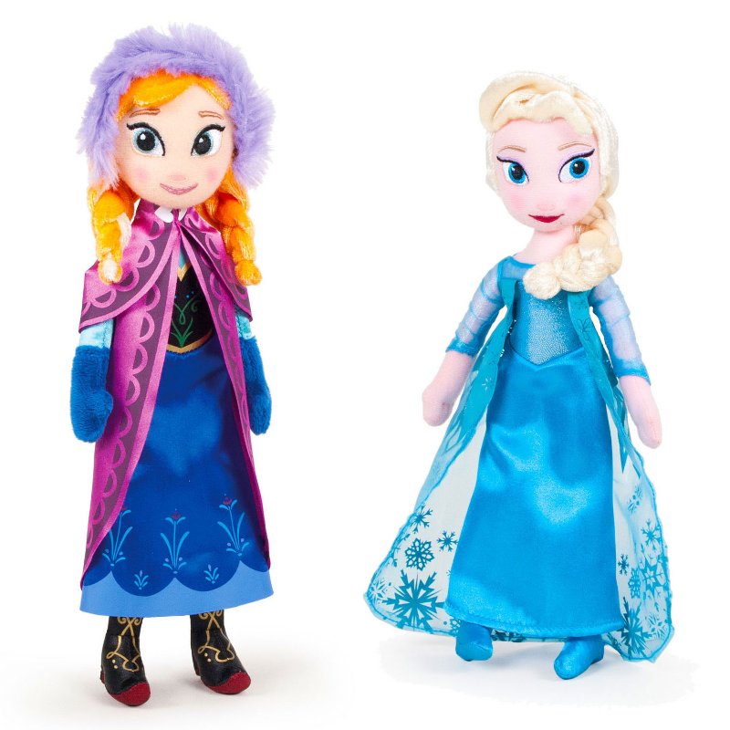 Distribuidor mayorista de Peluches Anna Elsa Frozen 40cm 15"