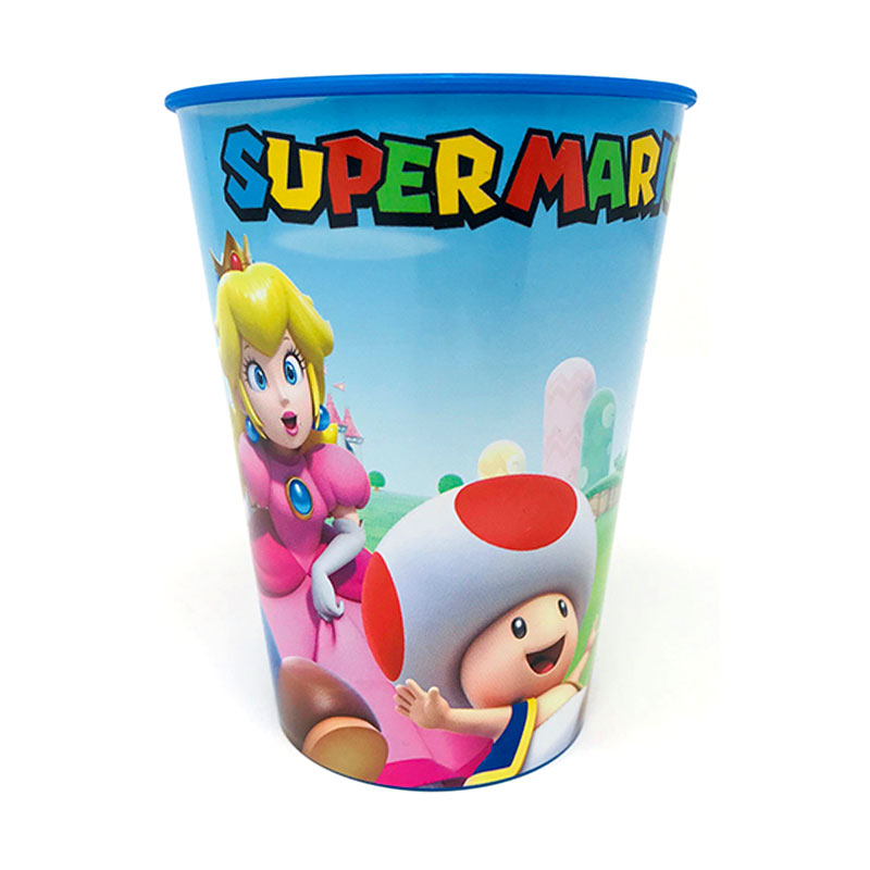 Vaso plástico 260ml Super Mario