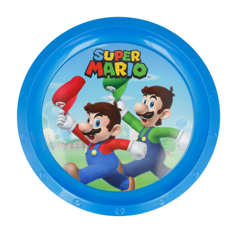 Plato plástico Super Mario