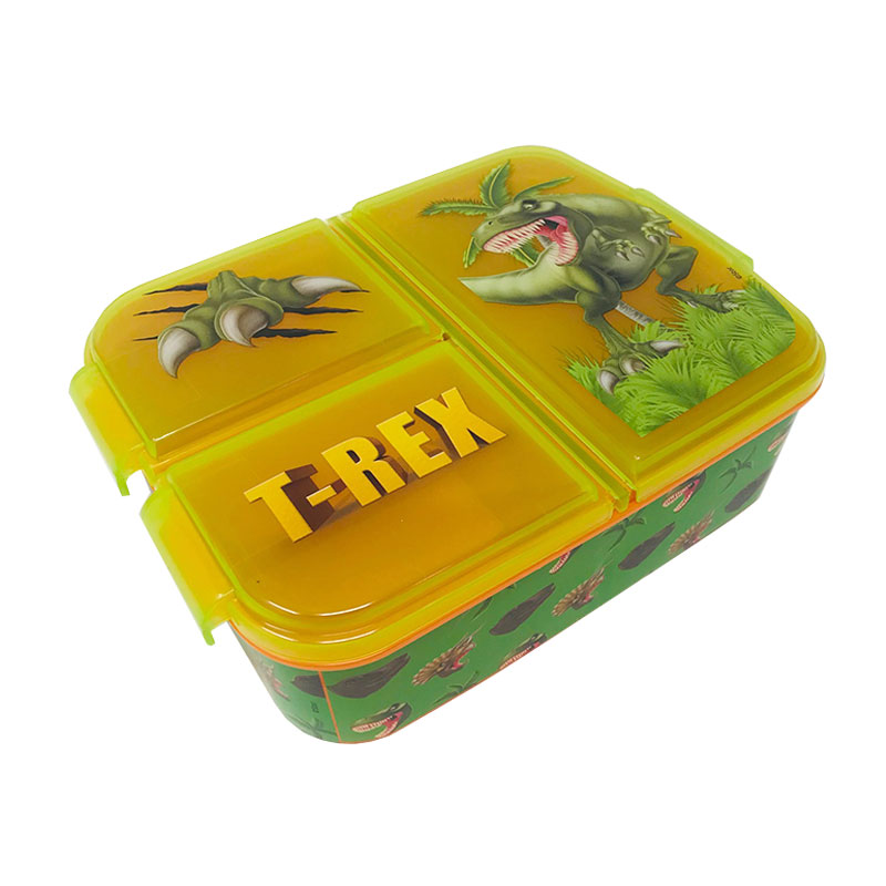 Sandwichera rectangular múltiple Dinosaurio T-Rex