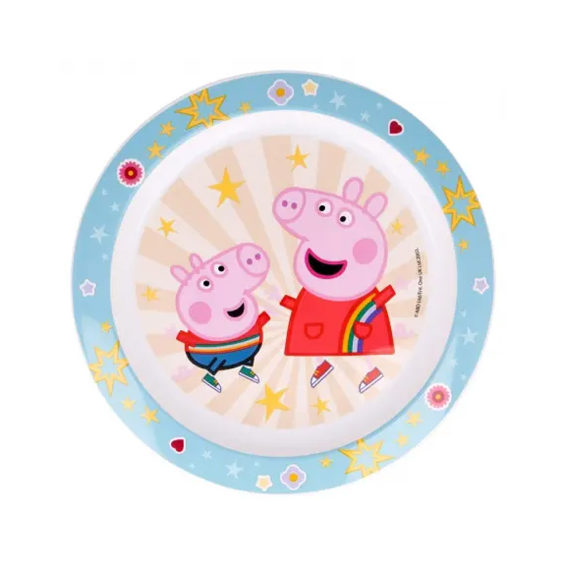Plato plástico Peppa & George Peppa Pig 22cm