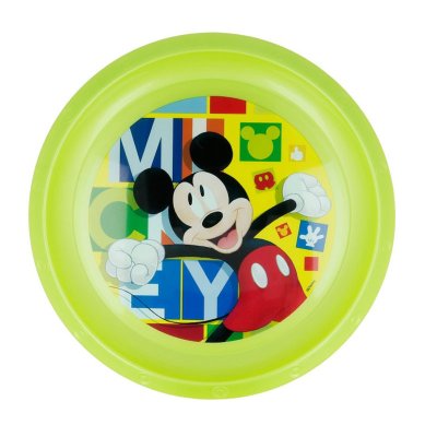 Plato plástico Mickey Mouse Happy 批发