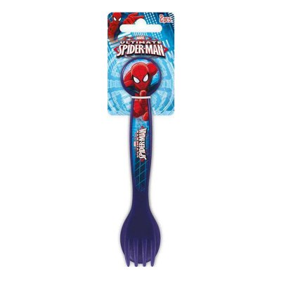 儿童塑料餐具勺子叉子套装：蜘蛛侠（Spiderman） 批发