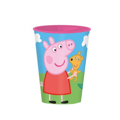 Distribuidor mayorista de Vaso plástico 260ml Peppa Pig - rosa