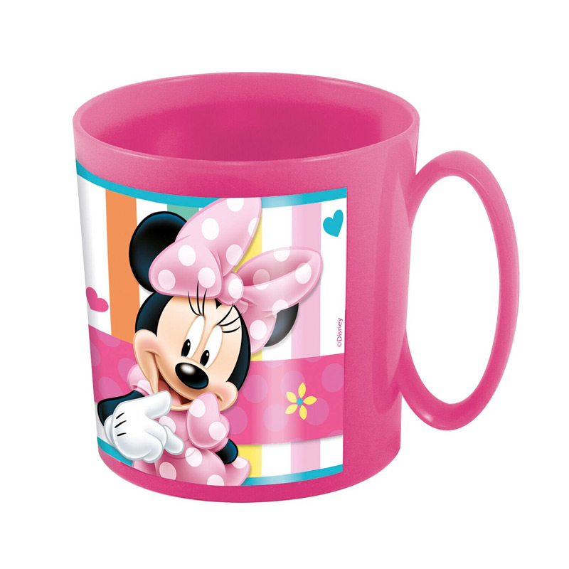 Distribuidor mayorista de Taza plástico microondas 360ml Minnie Mouse Dots & Bows
