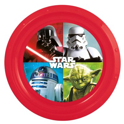 Star Wars plastic plate