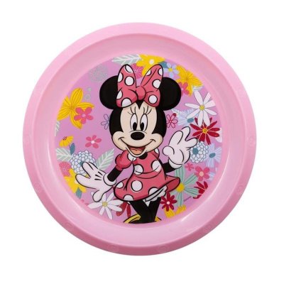 Plato plástico Minnie Mouse Spring Look