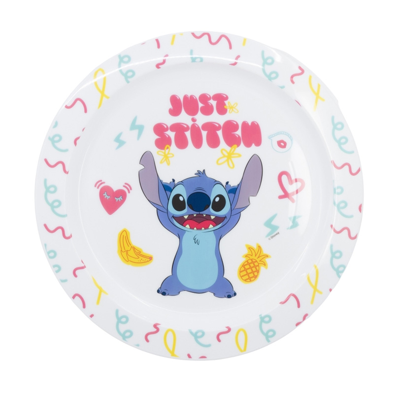 Plato plástico Stitch Disney 22cm