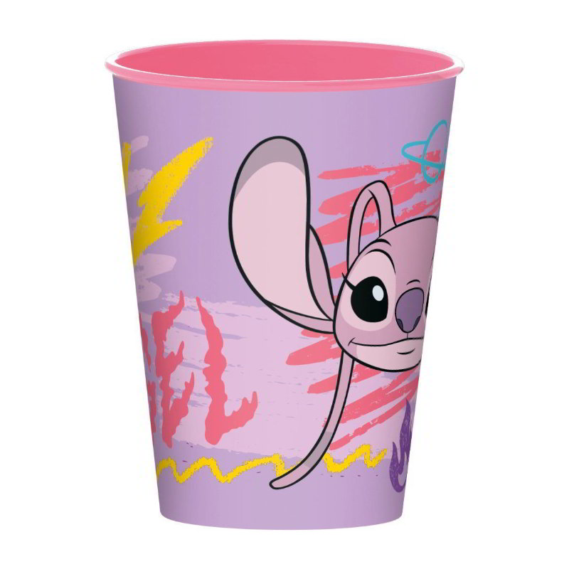 Vaso plástico 260ml Angel Stitch