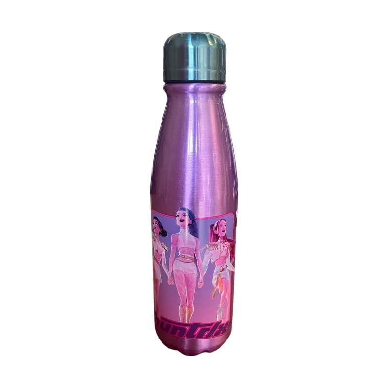 Botella aluminio Cazadoras KPop Demon Hunters 600ml