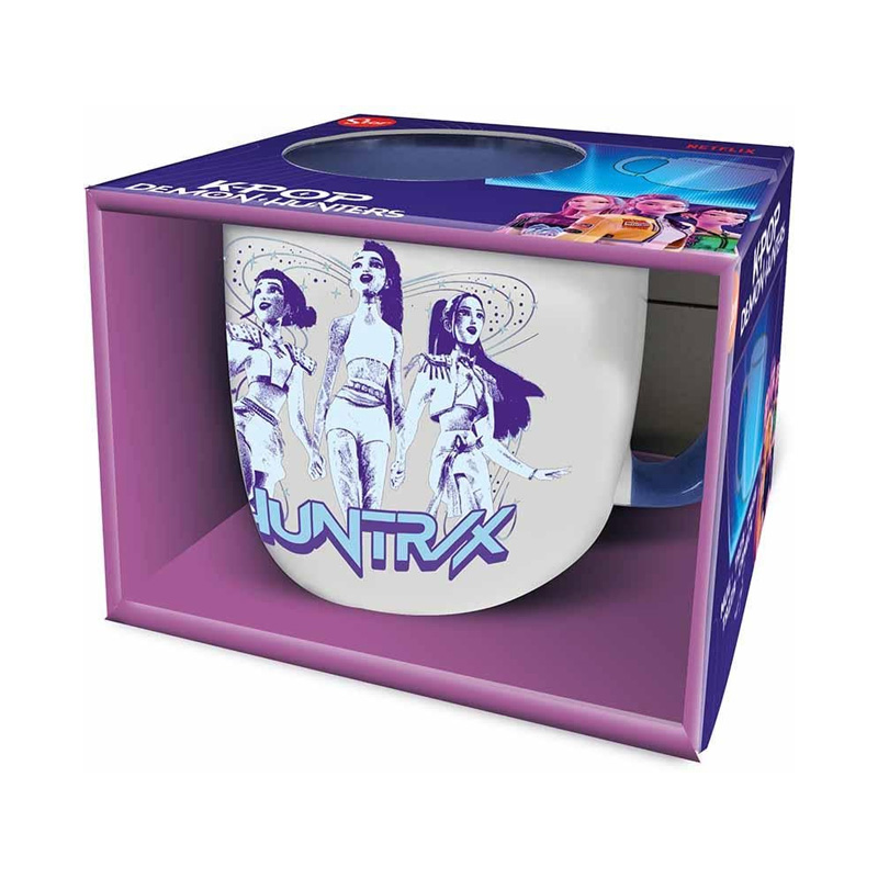 Taza cerámica 380ml Cazadoras KPop Demon Hunters