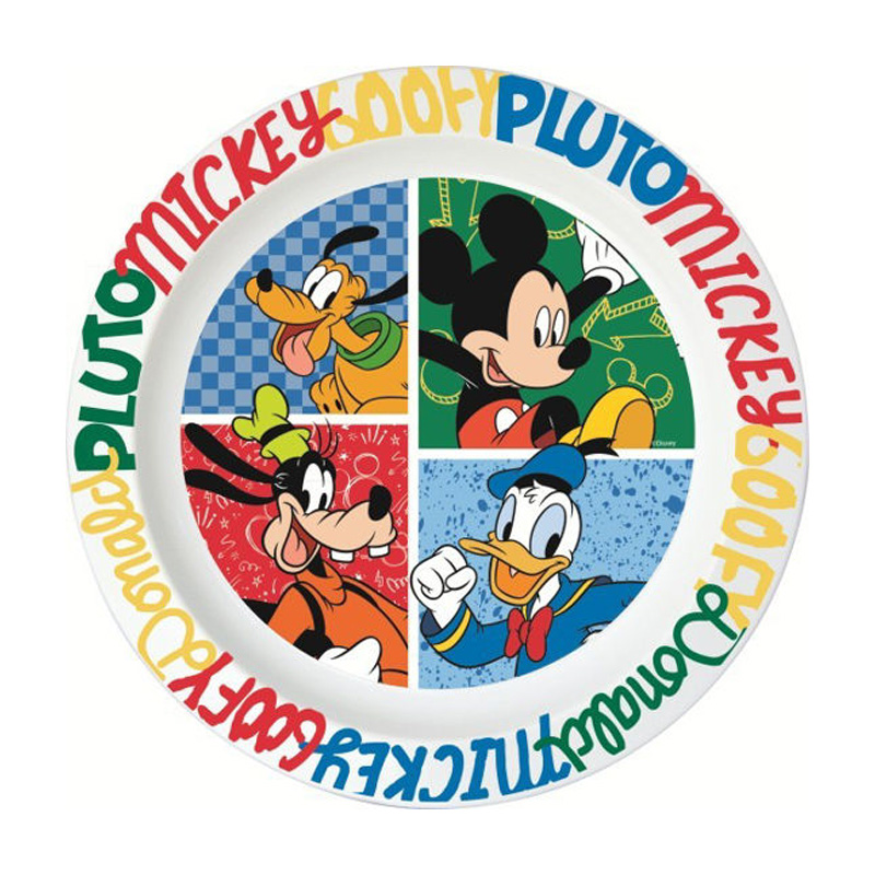 Plato plástico Mickey Mouse Disney 22cm