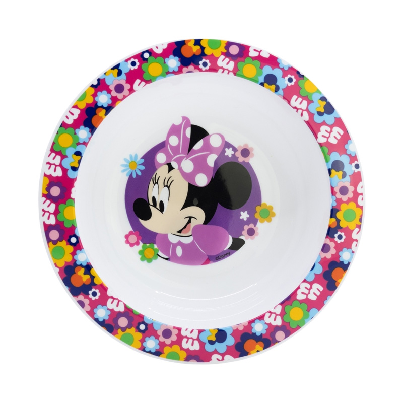Cuenco plástico Minnie Flower 16cm