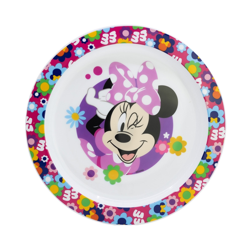 Plato plástico Minnie Mouse 22cm