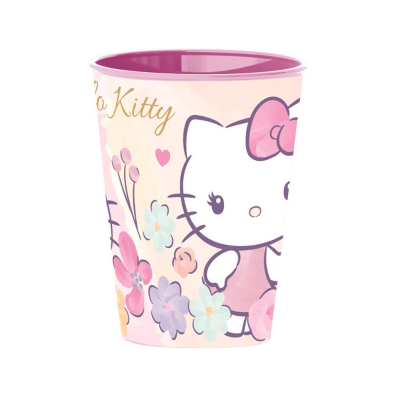 Vaso plástico 260ml Hello Kitty