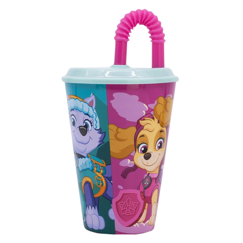 Distribuidor mayorista de Vaso con caña 450ml Paw Patrol Girl Superpowers Patrulla Canina