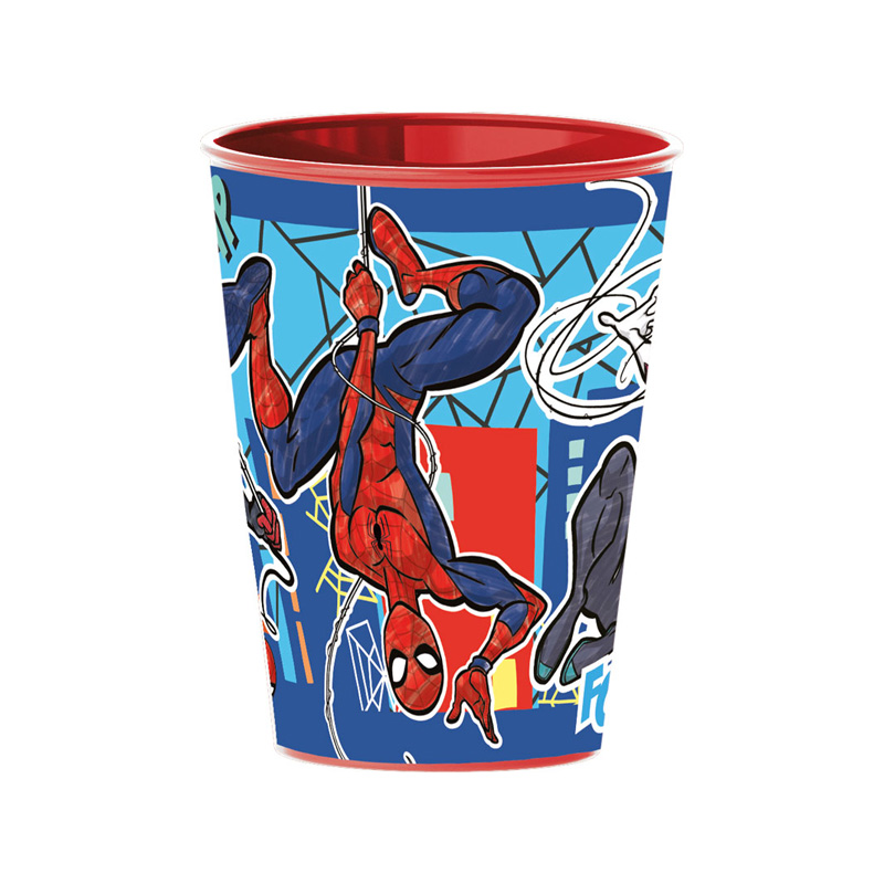 Vaso plástico 260ml Spiderman Rules Marvel