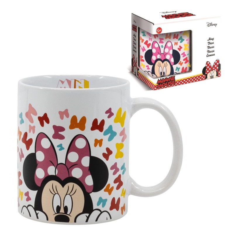 Taza cerámica 325ml 11oz Minnie So Edgy Bows