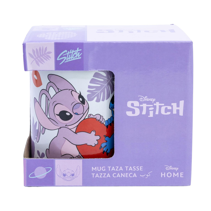Taza cerámica 325ml 11oz Stitch & Angel Disney
