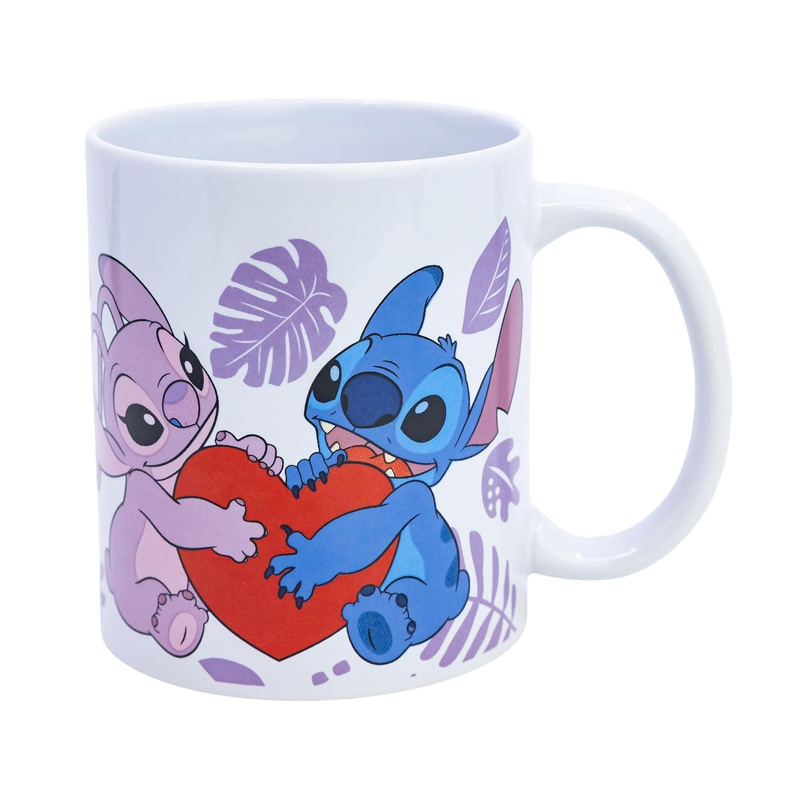 Taza cerámica 325ml 11oz Stitch & Angel Disney 批发