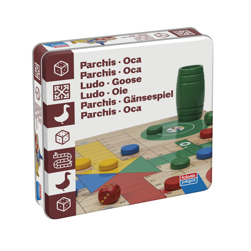 Juego Parchís Oca c/caja metal