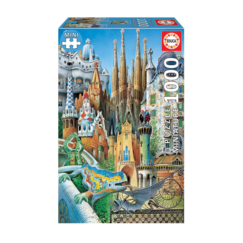 Puzzle Collage Gaudí Miniature 1000pzs