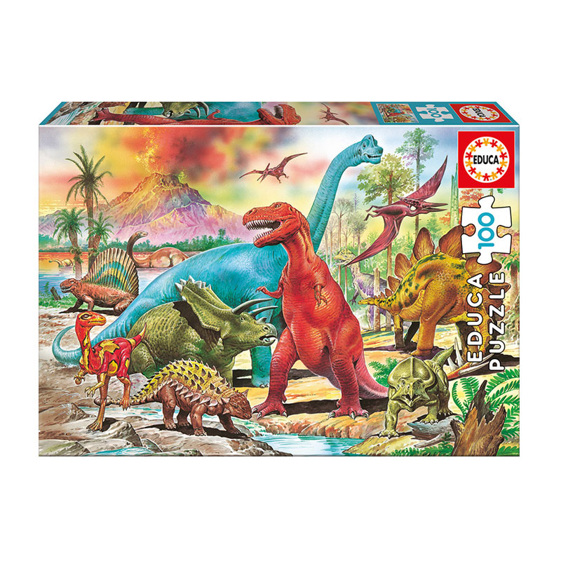 Puzzle Dinosaurios 100pzs