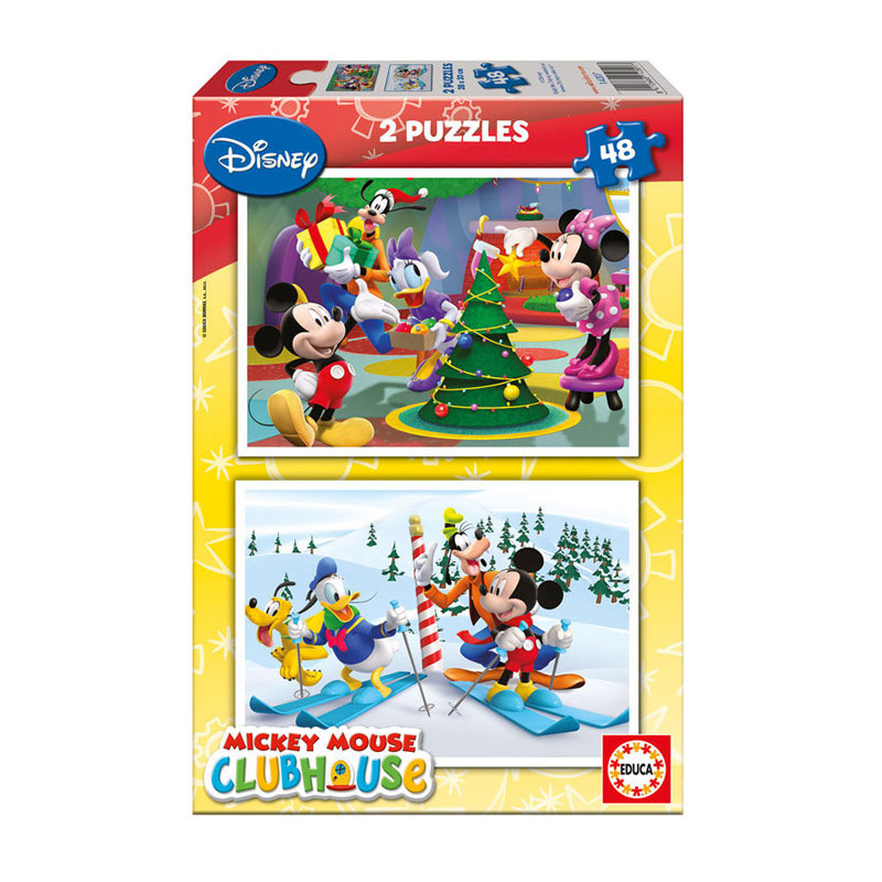 Puzzle Mickey Mouse Club House 2x48 pzs - Kilumio