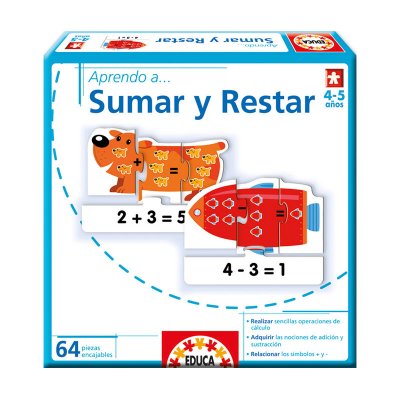 Wholesaler of Puzzle Aprendo...Sumar y restar 64pzs