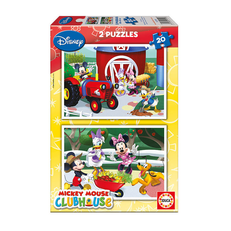Distribuidor mayorista de Puzzle Mickey Mouse Club House 2x20 pzs