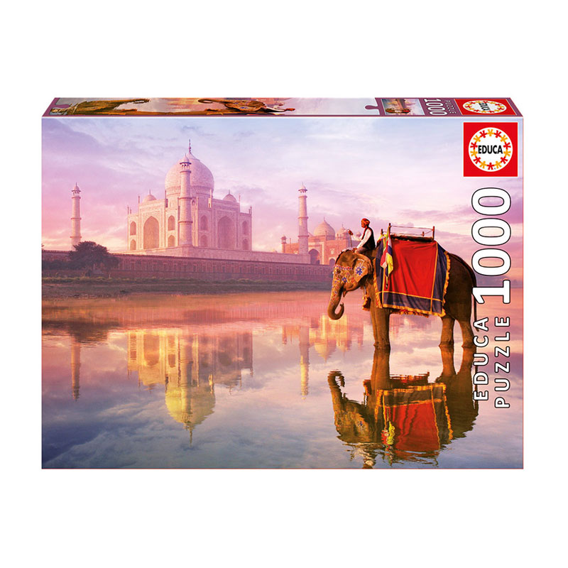 Puzzle Elefante en El Taj Mahal 1000pzs 批发