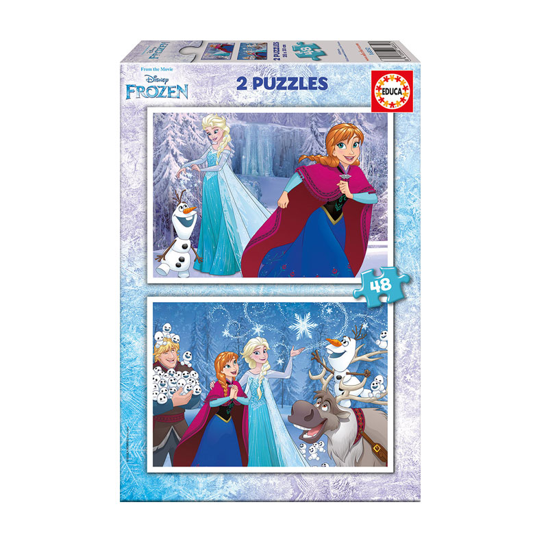 Puzzle Frozen 2x48 pzs