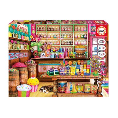 Puzzle Tienda de dulces 1000pzs
