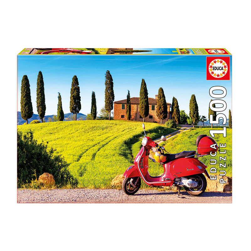 Distribuidor mayorista de Puzzle Moto en La Toscana 1500pzs