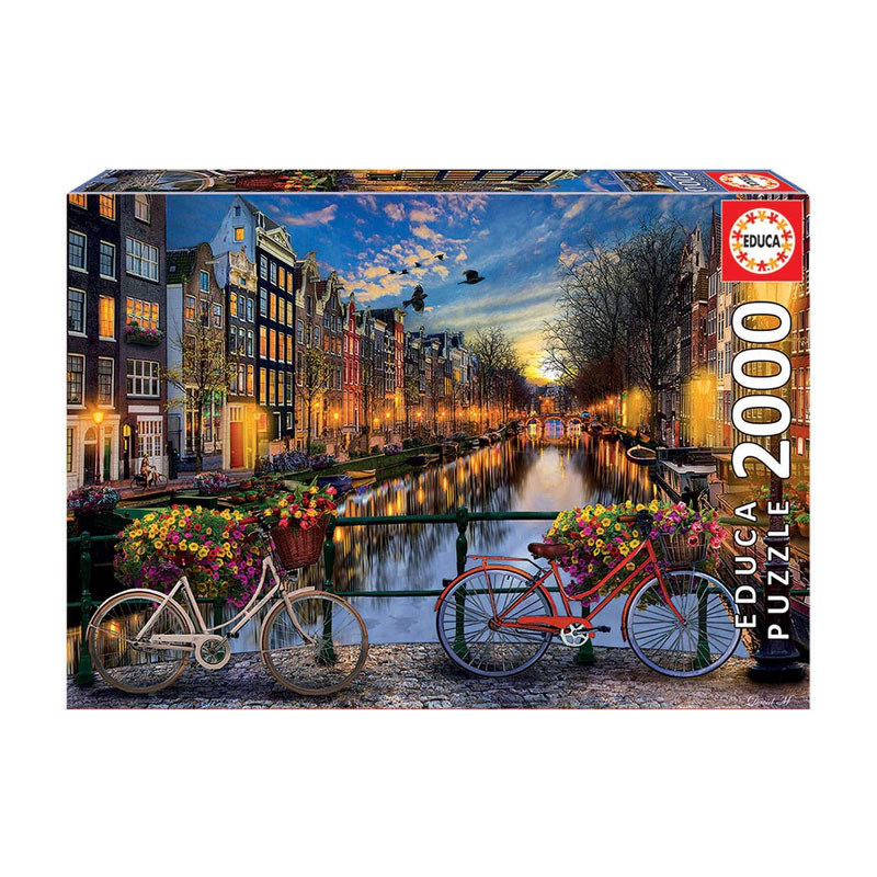 Puzzle Ámsterdam paisajes y lagos 2000pzs
