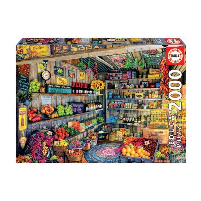 Puzzle Tienda de comestibles 2000pzs