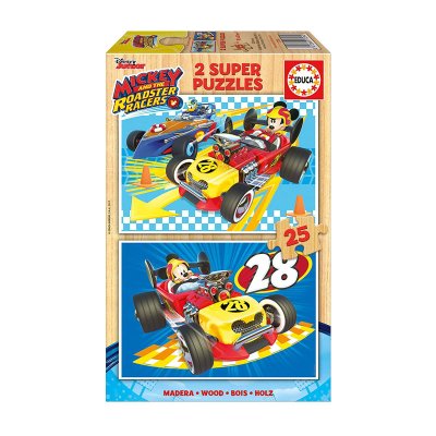 Distribuidor mayorista de Puzzles Mickey and The Roadster Racers 2x25pz
