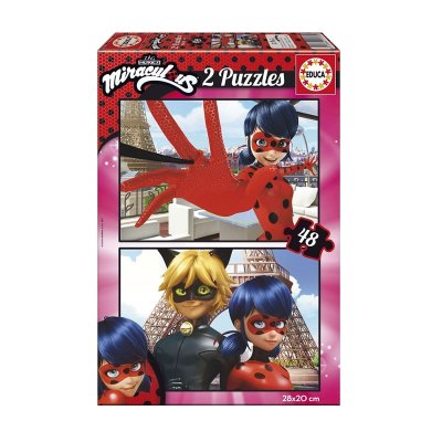 Puzzle Miraculous Ladybug 2x48 pzs 批发