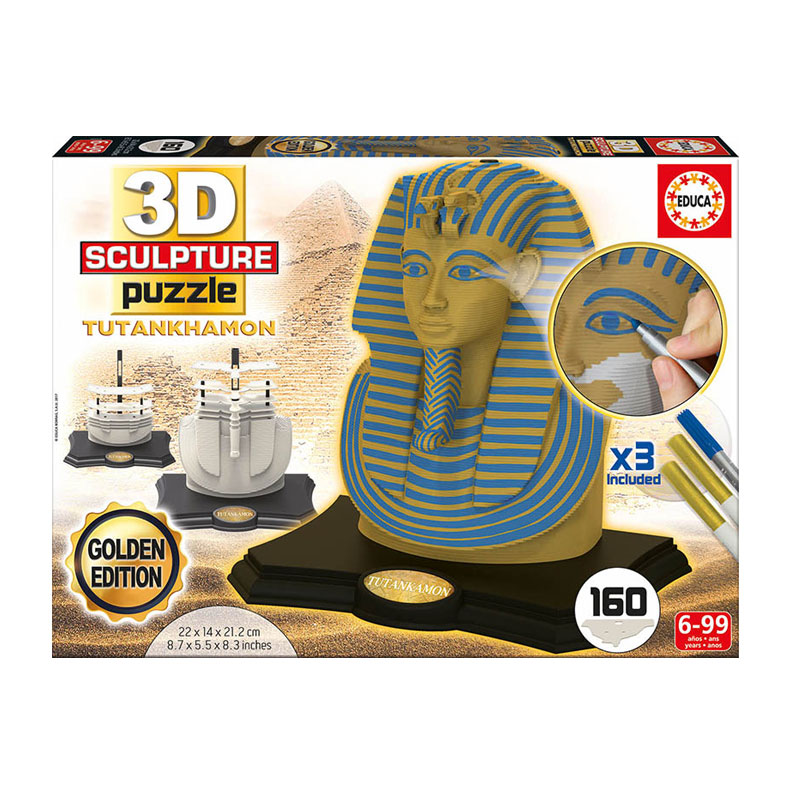 Distribuidor mayorista de 3D Puzzle Tutankhamon Gold Edition