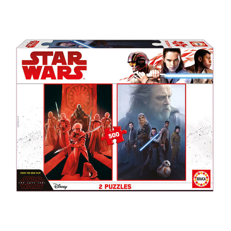 Distribuidor mayorista de Puzzle Star Wars Episodio VIII Los Últimos Jedi 2X500 pzs