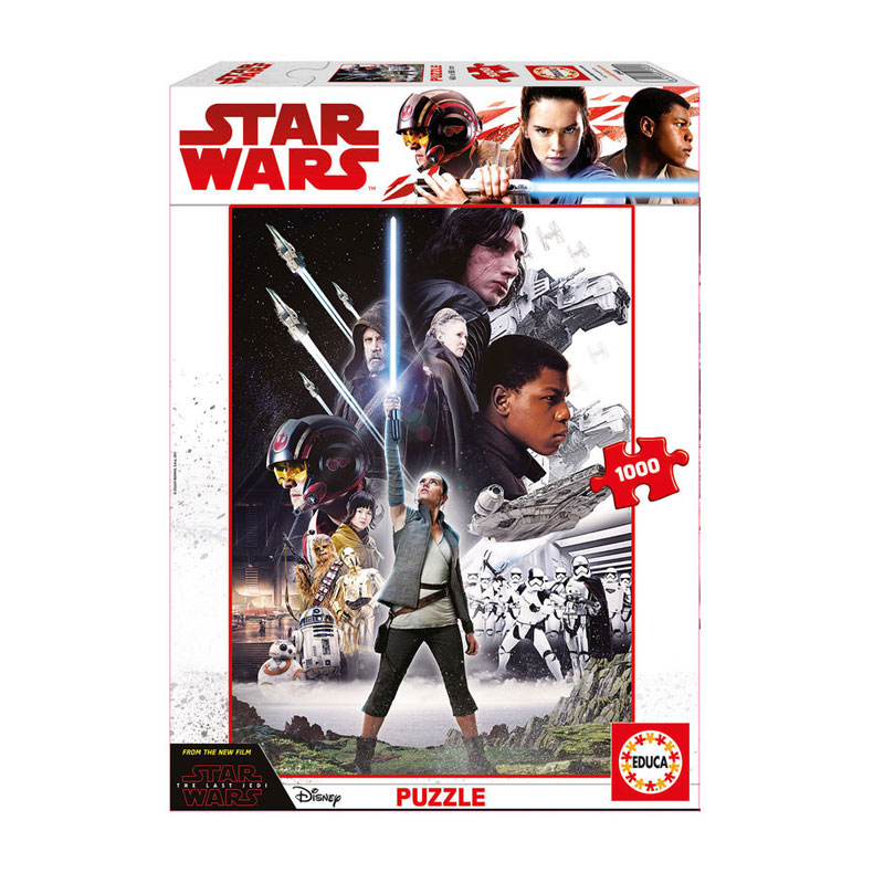 Distribuidor mayorista de Puzzle Star Wars Episodio VIII Los Últimos Jedi 1000 pzs