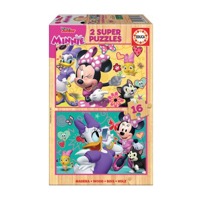 Wholesaler of Puzzle madera Minnie Disney Junior 2x16pzs