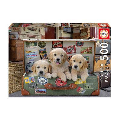 Wholesaler of Puzzle Cachorros en el equipaje 500pzs