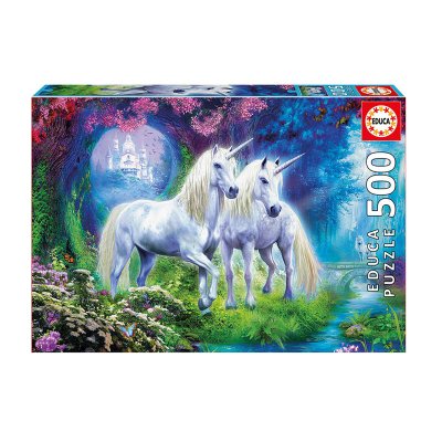 Puzzle Unicornios en el bosque 500pzs