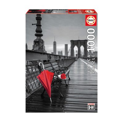 Puzzle Paraguas rojo Puente de Brooklyn 1000pzs 批发