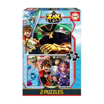 Wholesaler of Puzzles Zak Storm 2x100pzs