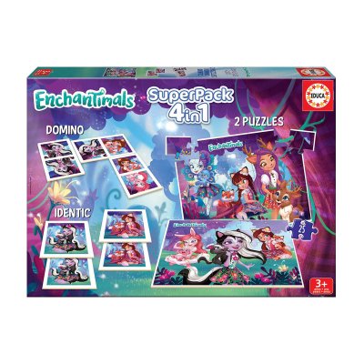 Wholesaler of Puzzle Enchantimals 4 en 1 2x25pzs