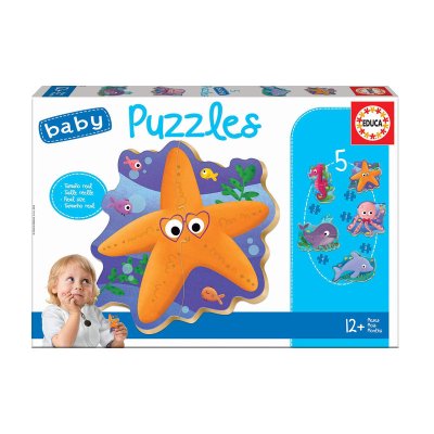 Wholesaler of Baby Puzzle Animales del Mar 5x2/5pzs